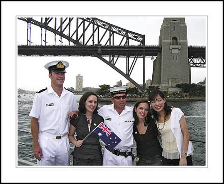 Australia Day 2006 - Gascoyne crew, Naomi, Leanne and Kinuyo